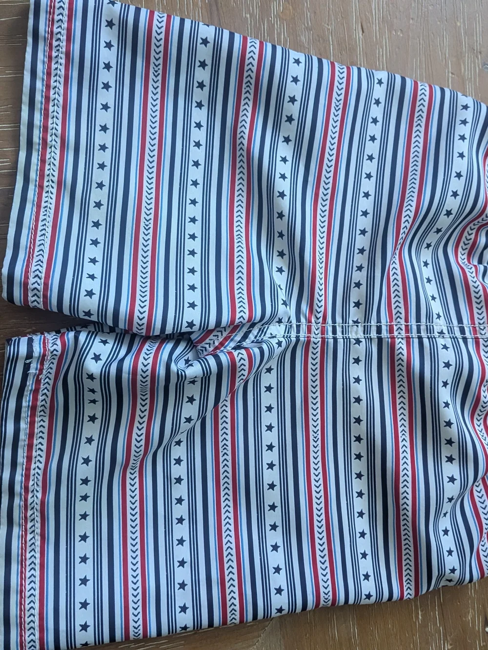 Old Navy 3T+ Red, Navy & White Striped Swimming Trunks